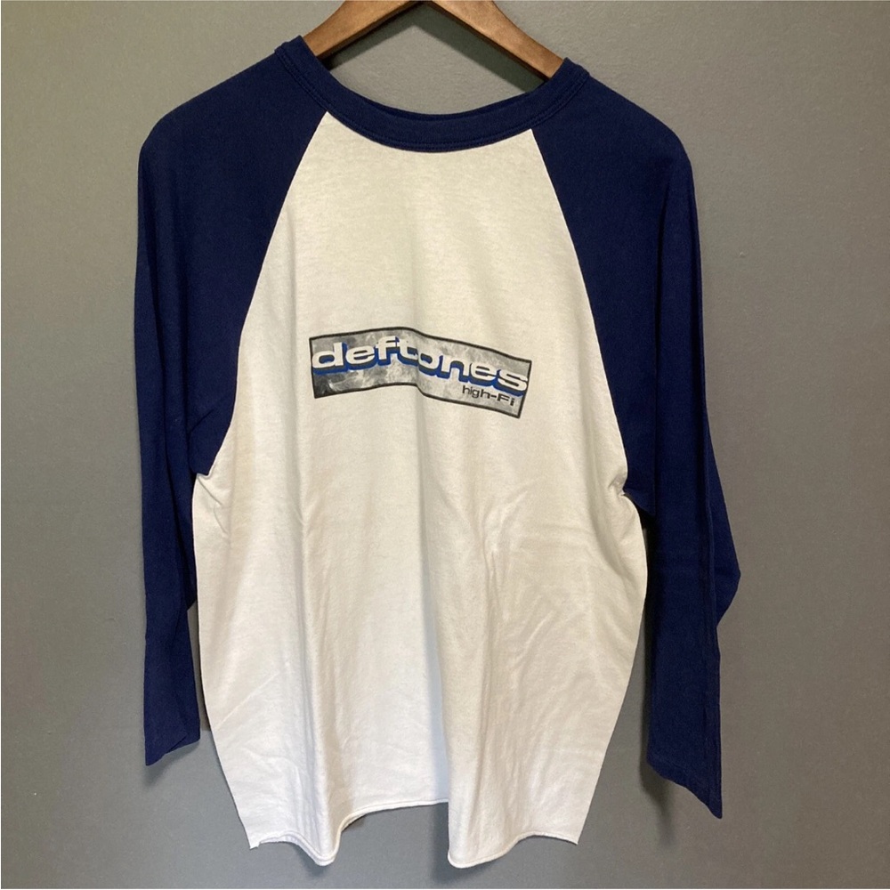 Very RARE Deftones Vintage Baseball 3/4 Sleeve Band Tee Shirt